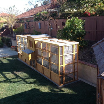 Symmetrical Garden Chicken Coop