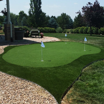 Synthetic Grass Putting Green in Longmont