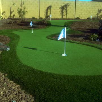 Synthetic Grass Putting Green in Parker