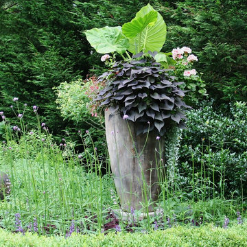 Tall Vase Container Garden