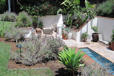 Design ideas for a mediterranean landscaping in Los Angeles.