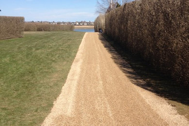 TEMPORARY STONE DRIVEWAY