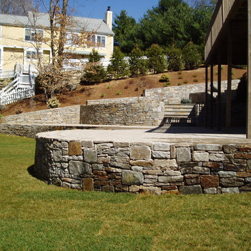 Terraced Landscaping, Walkways and Stairs, Patio