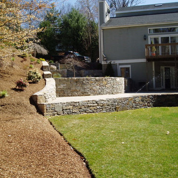 Terraced Landscaping, Walkways and Stairs, Patio