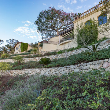 Terraced Ocean View Landscape | Santa Barbara CA