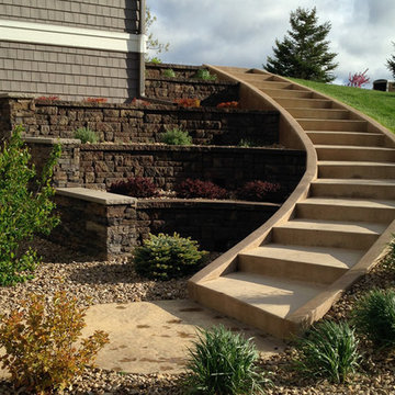 Terraced Retaining Wall, Hastings, MN