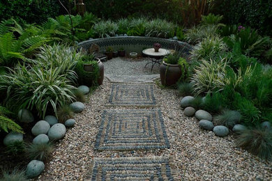This is an example of a world-inspired garden in Los Angeles.