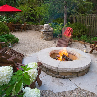 75 Beautiful Rustic Landscaping with a Fire Pit Pictures & Ideas - July