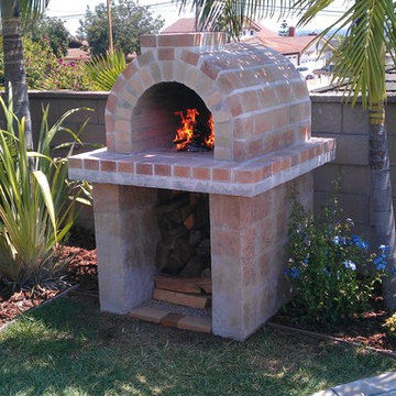 The Knox Family Wood Fired Brick Pizza Oven in California
