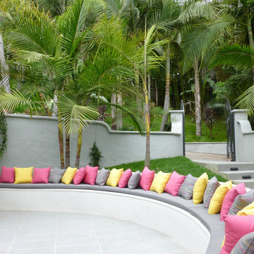 The Landscaping And Decor Create An Entertainers Paradise