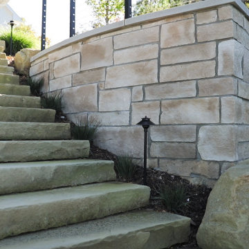 The Path to This Lakeside Dream House is Paved with Indiana Limestone