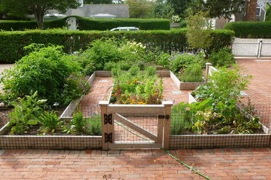 Design ideas for a brick landscaping in Boston.
