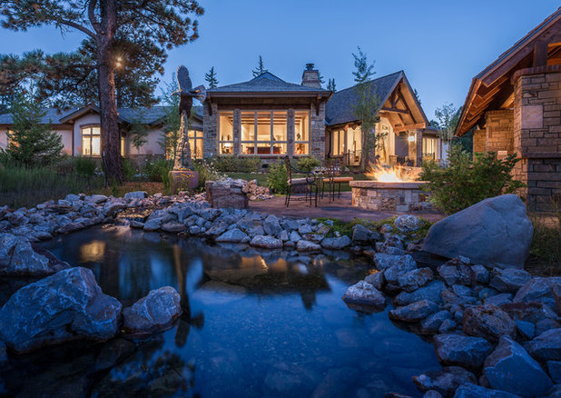Traditional Landscape by Veritas Fine Homes Inc