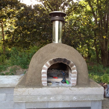 The Schuster Family Wood Fired Brick Pizza Oven in Michigan