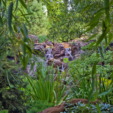 The waterfall garden