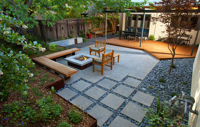See How 3 Patios Ingeniously Mix Pavers and Pebbles