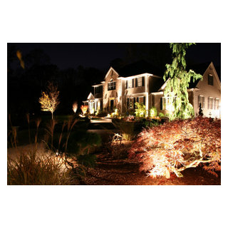 This Landscape and Lighting project Lites up in OVER DRIVE - Landscape ...