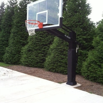Tim W's Pro Dunk Diamond Basketball System on a 50x35 in Millers Creek, NC