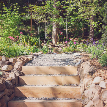 Timber + Gravel Stairs