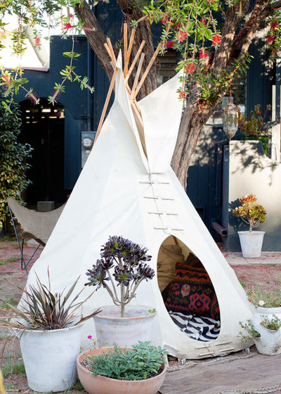 Éclectique Jardin Tipi