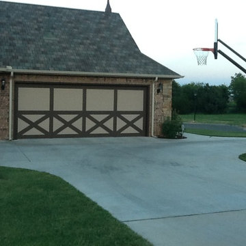 Todd M's Pro Dunk Gold Basketball System on a 47x16 in Yukon, OK