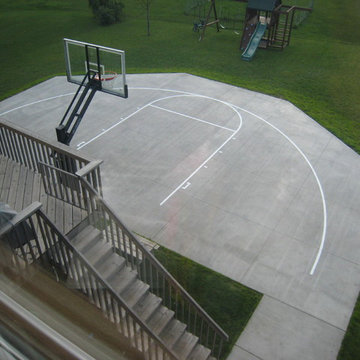 Tom B's Pro Dunk Platinum Basketball System on a 46x30 in Rogers, MN