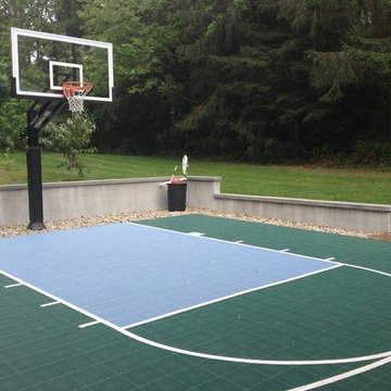 Tony M's Pro Dunk Platinum Basketball System on a 20x20 in Kittery, ME