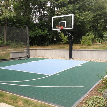 Tony M's Pro Dunk Platinum Basketball System on a 20x20 in Kittery, ME