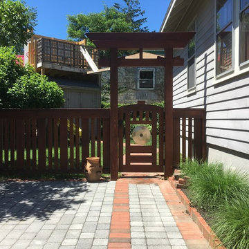Torii Gate and Fence - Completed Project