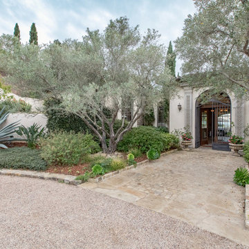 Toro Canyon Tuscan Style Pool and Landscape | Santa Barbara CA