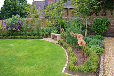 Classic garden in West Midlands.