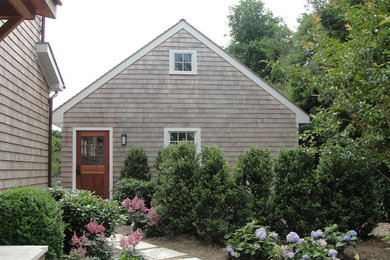 This is an example of a traditional garden in New York.