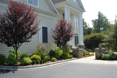 This is an example of a traditional landscaping in New York.