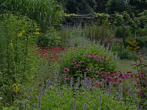 American Traditional Garden Traditional Landscape