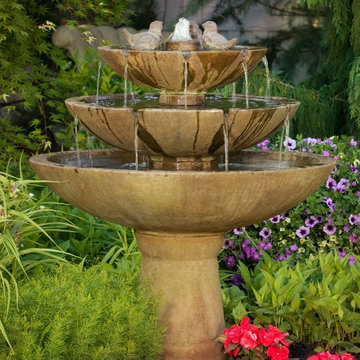 Tranquility Triple-Tier Fountain