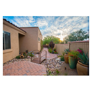 Transformed Tucson Courtyard - Southwestern - Landscape - Phoenix - by ...