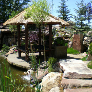 Tropical Pagoda and Pond