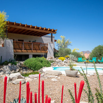 Tucson House: Pool, Pond and Patio