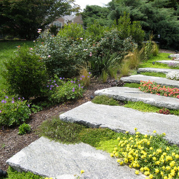 Tungare Project _ stone steps w Custom Flowers