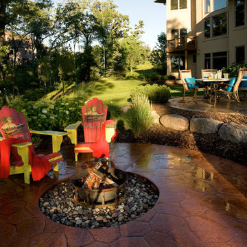 Two Patios Are Better Than One – Petite and Shady Swimming Pool