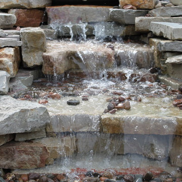 Two Pondless Waterfals in Temperence, MI at Vibrant Life Senior Living Home