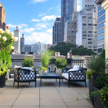 UES TOWNHOUSE ROOF GARDEN WITH CLASSIC STYLE