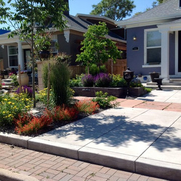 Urban Front Yard Re-Landscape