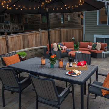 Urban Outdoor Dining Room | A Lot of Yard in a Small Space