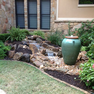 Urn and Fountain Water Feature Ideas for your Austin, Central TX Landscape