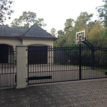 Valorie W's Pro Dunk Gold Basketball System on a 30x33 in Houston, TX