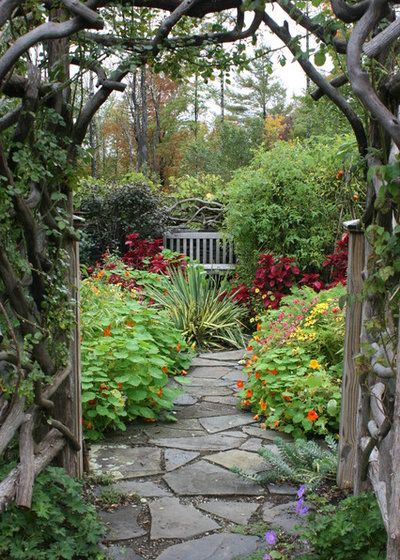 トラディショナル 庭 by Bloom Landscape Design and Fine Gardening Service