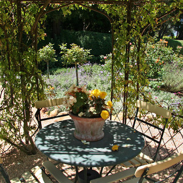 View from Rose-Covered Gazebo