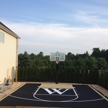 Vincent W's Pro Dunk Platinum Basketball System on a 25x30 in Monroe, NJ