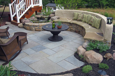 Example of a mountain style patio design in DC Metro